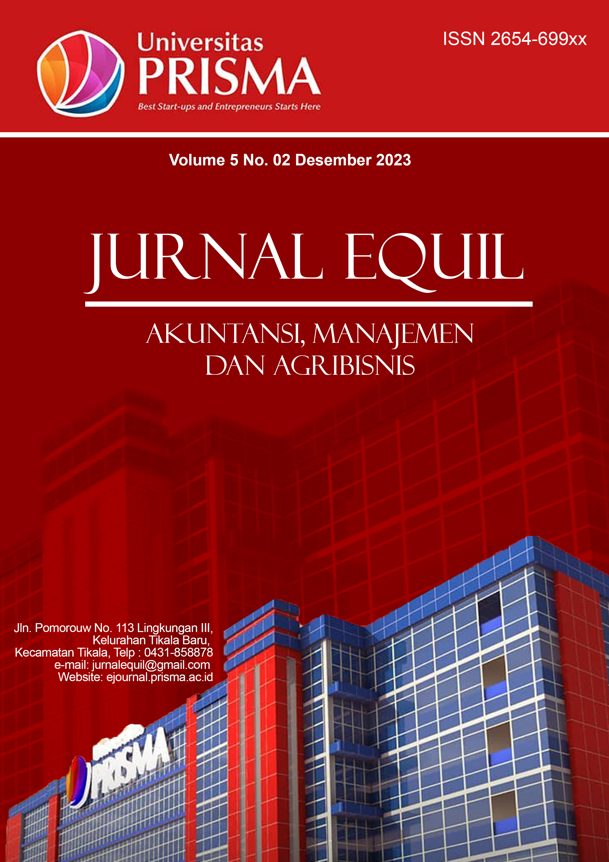 					View Vol. 5 No. 2 (2023): Jurnal Equil Prisma
				
